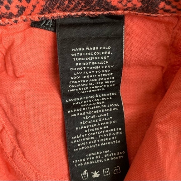 J Brand Selena Mid-Rise Crop Boot Jeans Coated Kalani Boa Pink - Picture 10 of 13